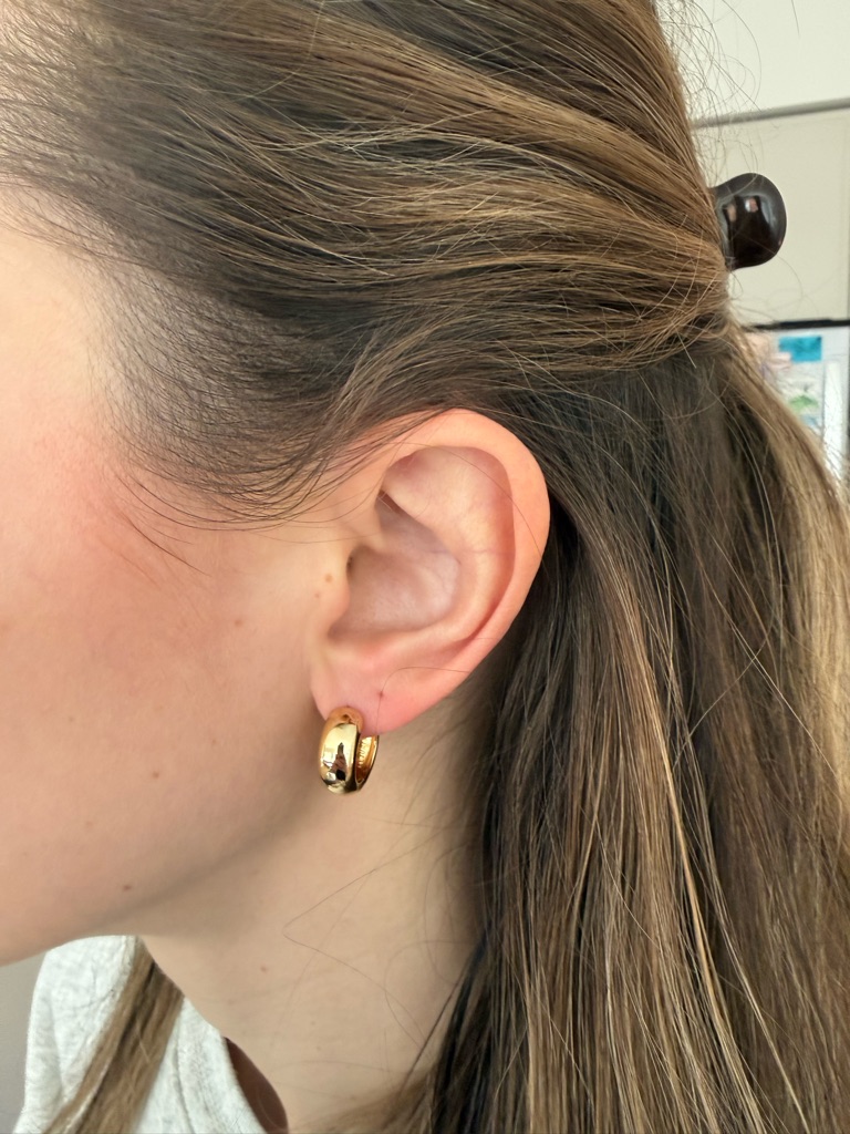Mejuri Chunky Medium Hoops 100$